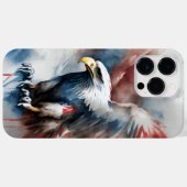 COQUES Case-Mate iPhone OISEAU PATRIOTIQUE AMÉRICAINE DE BALD EAGLE (Verso (horizontal))