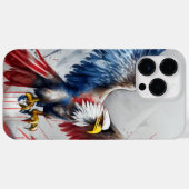COQUES Case-Mate iPhone OISEAU PATRIOTIQUE AMÉRICAINE DE BALD EAGLE (Verso (horizontal))