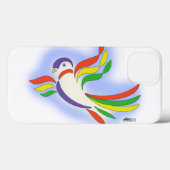 Coques Case-Mate iPhone Oiseau stylisé Pigeon (Verso (horizontal))