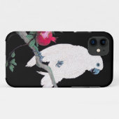 Coques Case-Mate iPhone Oiseau tropical blanc japonais frais de perroquet (Dos (Horizontal))