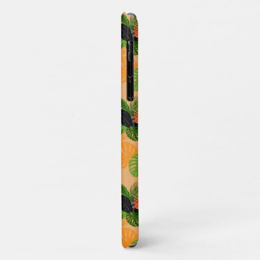 Coques Case-Mate iPhone Oiseau tropical Toucan Motif sans couture (Dos/Gauche)