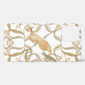 Coques Case-Mate iPhone Oiseaux à fleurs Art nouveau (Verso (horizontal))