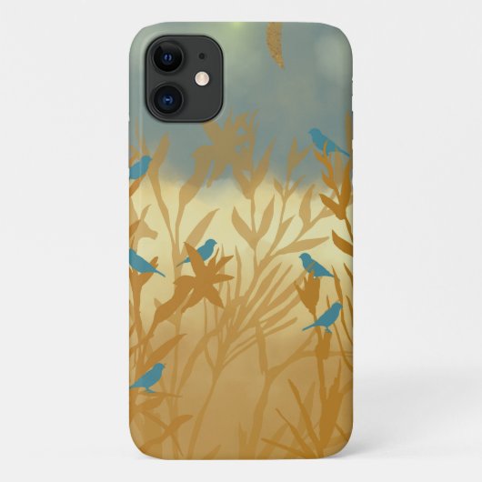 Coques Case-Mate iPhone Oiseaux bleus (Dos)