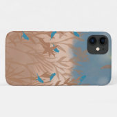 Coques Case-Mate iPhone Oiseaux bleus (Dos (Horizontal))