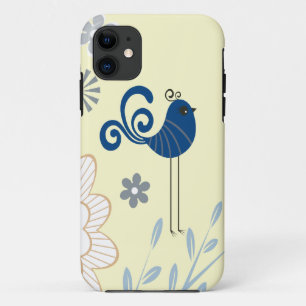 Case-Mate iPhone Case Oiseaux bleus décoratifs modernes