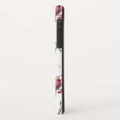 Coques Case-Mate iPhone Oiseaux cardinaux, cerises d'hiver et Motif de nei (Dos/Gauche)