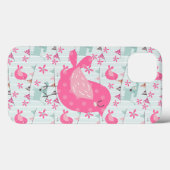 Coques Case-Mate iPhone Oiseaux, Chiens, Bannières, Fleurs (Verso (horizontal))