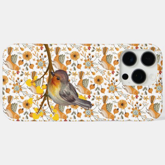 Coques Case-Mate iPhone Oiseaux D'Amour (Verso (horizontal))