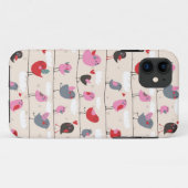 Coques Case-Mate iPhone Oiseaux dans l'amour (Dos (Horizontal))