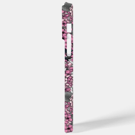 Coques Case-Mate iPhone Oiseaux dans le jardin lilas rose (Verso / Gauche)