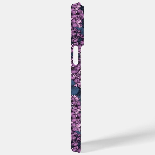 Coques Case-Mate iPhone Oiseaux dans le jardin violet lilas (Verso / Droite)