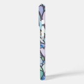 Coques Case-Mate iPhone oiseaux dans le vitrail (Verso / Gauche)