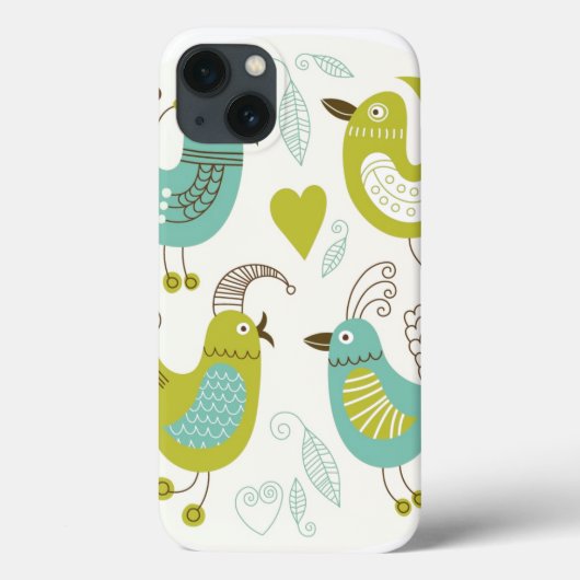 Coques Case-Mate iPhone oiseaux de bande dessinée de cate (Verso)