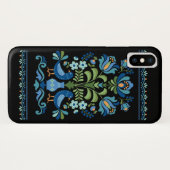 Coques Case-Mate iPhone Oiseaux de conception folklorique hongrois (Dos (Horizontal))