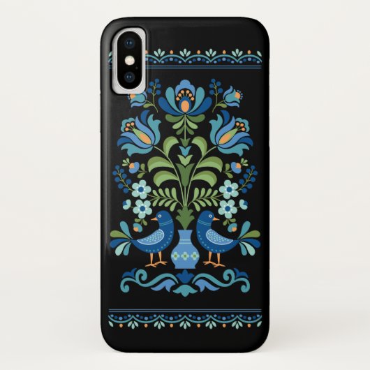 Coques Case-Mate iPhone Oiseaux de conception folklorique hongrois (Dos)