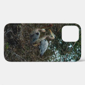 Coques Case-Mate iPhone Oiseaux de Héron Bleu Plutôt (Verso (horizontal))
