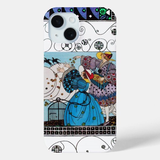 COQUES Case-Mate iPhone OISEAUX DE PRINTEMPS ET ESPACES / CONCEPTEUR DE CO (Verso)