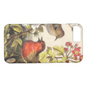 Coques Case-Mate iPhone Oiseaux de printemps Robin Oiseaux rouges (Dos (Horizontal))