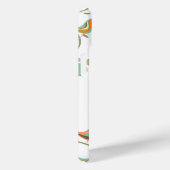 Coques Case-Mate iPhone Oiseaux d'été d'Orange Whimsical Moderne (Verso / Droite)