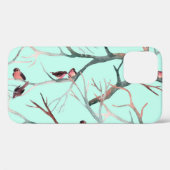 Coques Case-Mate iPhone Oiseaux d'hiver Branches de l'arbre Aquarelle (Verso (horizontal))