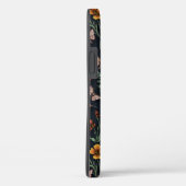 Coques Case-Mate iPhone Oiseaux du jardin foncé et papillons (Verso / Droite)