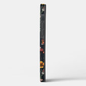 Coques Case-Mate iPhone Oiseaux du jardin foncé et papillons (Verso / Gauche)