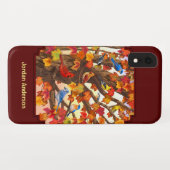 Coques Case-Mate iPhone Oiseaux en automne Maple Tree Red (Dos (Horizontal))