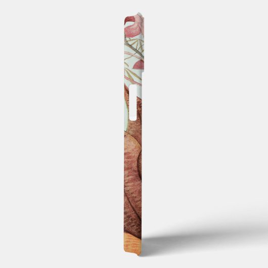 Coques Case-Mate iPhone Oiseaux et fleurs (Verso / Droite)