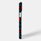 Coques Case-Mate iPhone Oiseaux et fleurs de pivoines rouges avec feuilles (Verso / Droite)