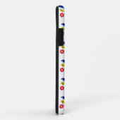 Coques Case-Mate iPhone Oiseaux et fleurs printemps motif blanc (Dos/Droite)