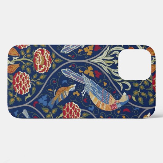 Coques Case-Mate iPhone Oiseaux et fleurs, William Morris (Verso (horizontal))