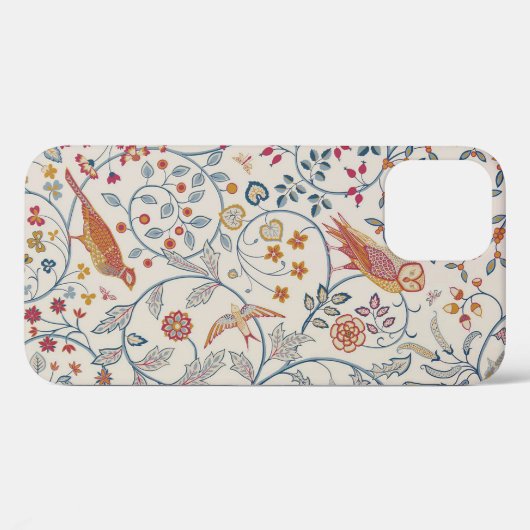 Coques Case-Mate iPhone Oiseaux et fleurs, William Morris (Verso (horizontal))