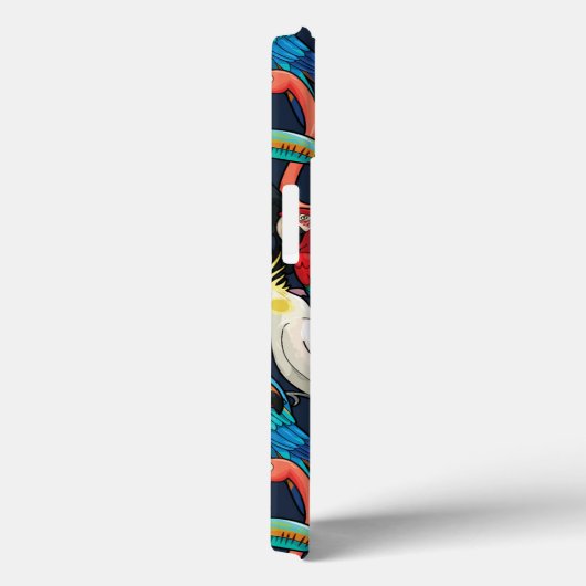 Coques Case-Mate iPhone Oiseaux exotiques (Verso / Droite)