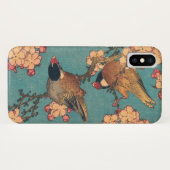 Coques Case-Mate iPhone Oiseaux Fleurs Hokusai Art Japonais (Dos (Horizontal))