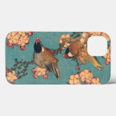 Coques Case-Mate iPhone Oiseaux Fleurs Hokusai Art Japonais (Verso (horizontal))