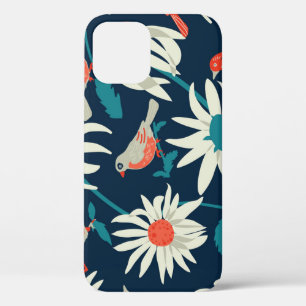 Case-Mate iPhone Case Oiseaux Floraux : Design Vintage sans joint.