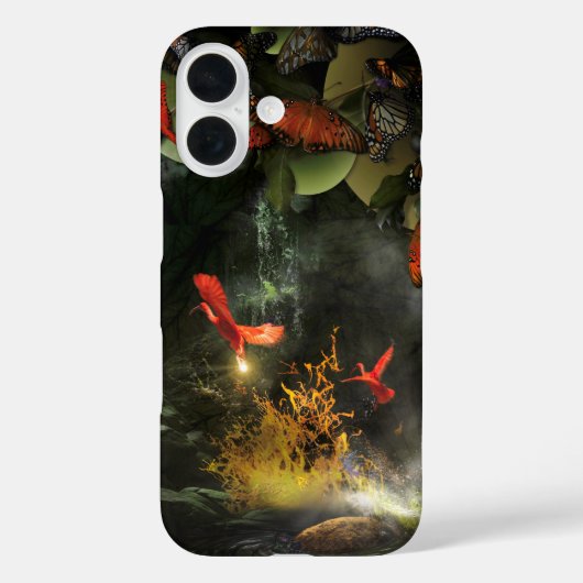 Coques Case-Mate iPhone Oiseaux Ibis Écarlates VOLANT LA LUMIÈRE (Verso)