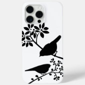 Coques Case-Mate iPhone Oiseaux noirs et blancs (Verso)