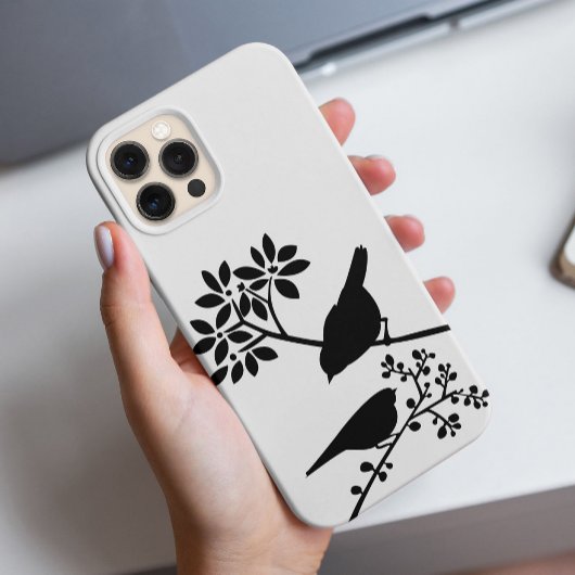 Coques Case-Mate iPhone Oiseaux noirs et blancs