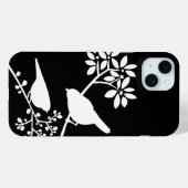 Coques Case-Mate iPhone Oiseaux noirs et blancs Personnalisé iPhone 6 coqu (Verso (horizontal))