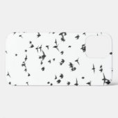 COQUES Case-Mate iPhone OISEAUX NOIRS VOLANT SUR LE CIEL (Verso (horizontal))