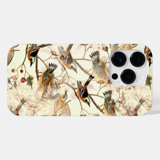 Coques Case-Mate iPhone Oiseaux sur une branche (Verso (horizontal))