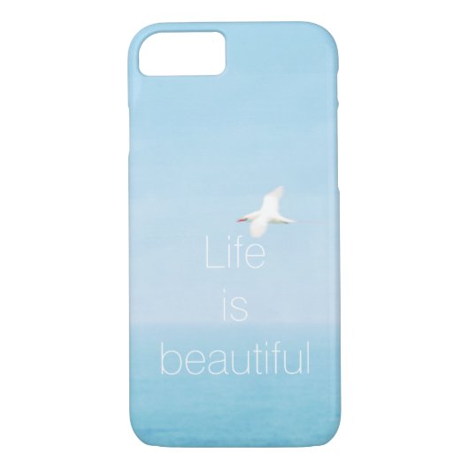 Coques Case-Mate iPhone Oiseaux survolant l'océan à Hawaii Inspirational (Dos)