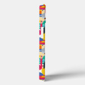 Coques Case-Mate iPhone Oiseaux tropicaux géométriques | Monogramme (Verso / Droite)