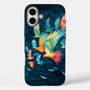 Coques iPhone 16 Plus Oiseaux vibrants