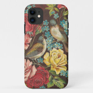 Etui iPhone Case-Mate Oiseaux vintages et fleurs