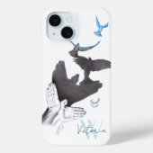 Coques Case-Mate iPhone Oiseaux volants Illusion de l'ombre à la main Élég (Verso)