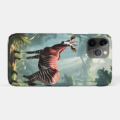 Coques Case-Mate iPhone Okapi Dans La Forêt Pluviale (Zebra Giraffe), (Dos (Horizontal))
