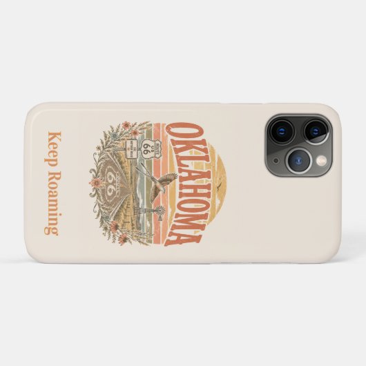 Coques Case-Mate iPhone Oklahoma Keep Roaming Route 66 Tech (Dos (Horizontal))