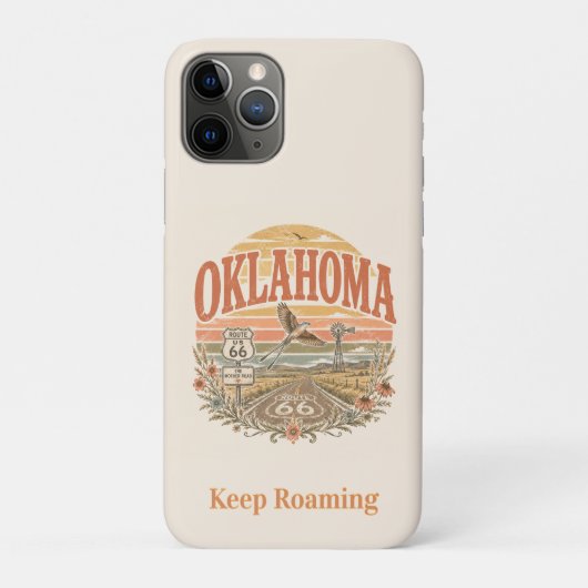 Coques Case-Mate iPhone Oklahoma Keep Roaming Route 66 Tech (Dos)